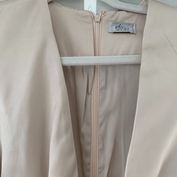 Holiday Front Plunge Satin dress - Picture 11 of 14